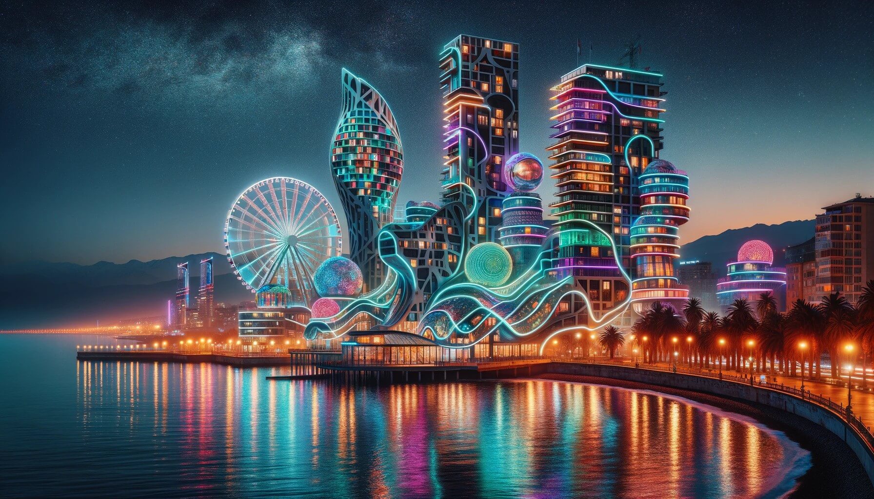 Batumi Skyline Render Banner
